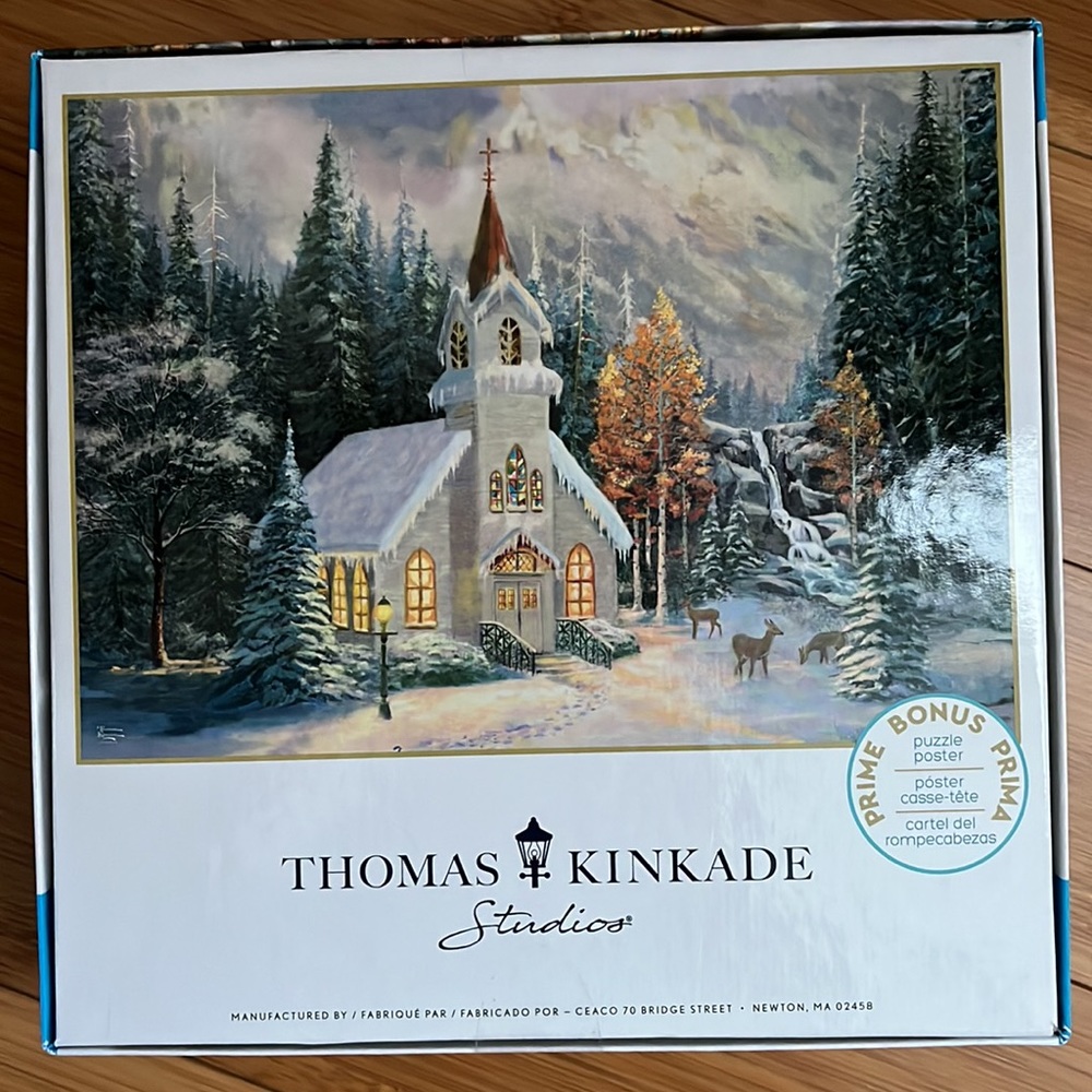 NEW 1000 pc Thomas Kinkade puzzle - Picture 2 of 2